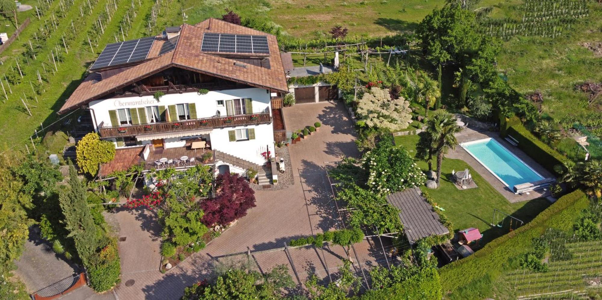 Obermaratscher Apartments Residence Lagundo Exterior foto